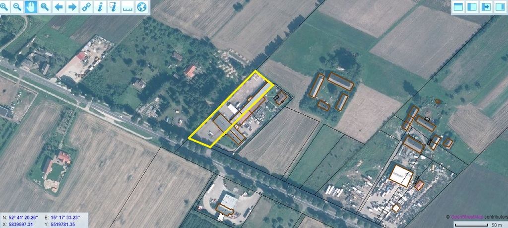 Budynki produkcyjno-usługowy oraz handlowo-usługowy o łącznej powierzchni 1.217,90 m2 położone w Karninie, powiat ...